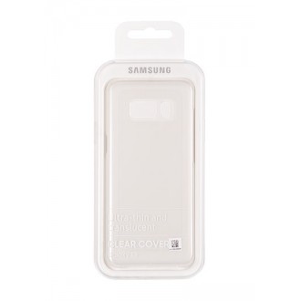 Оригинален кейс за Samsung S8 Clear Cover EF-QG950CS silver